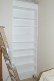 fitted hardwood bookcases