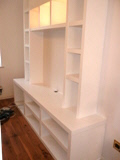white floating shelves in cambridge